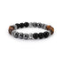 Black Round Stone Weight Loss Bracelet